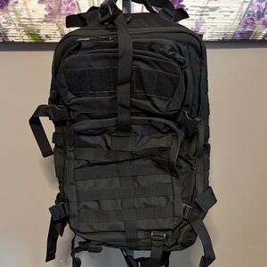 Protector Plus Black Tactical Backpack for Men - Rugged Utility Pack NWT